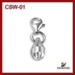 Srebrna przywieszka Sopelek - Swarovski