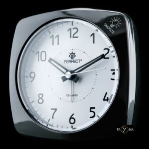 BUDZIK PERFECT SQ839 - PODŚWIETLANY - black (do016d)