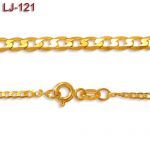 Złoty łańcuszek - pancerka - 50cm LJ-121
