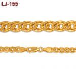 Złoty łańcuszek - monaliza - 42cm LJ-155