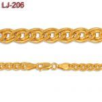 Złoty łańcuszek - monaliza - 45cm LJ-206