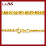 Złoty łańcuszek - cordel - 55cm LJ-265
