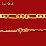 Złoty łańcuszek 45cm LJ-26