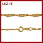 Złoty łańcuszek - singapore 42cm LKZ-16