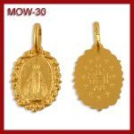 Cudowny złoty medalik MOW-30