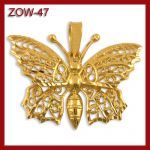 Złota zawieszka - motyl ZOW-47