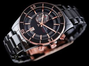 Bisset BSFE12 - CERAMICZNY / CHRONOGRAF (zb033c)
